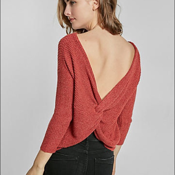 Express Sweaters - Express twist back sweater NWT